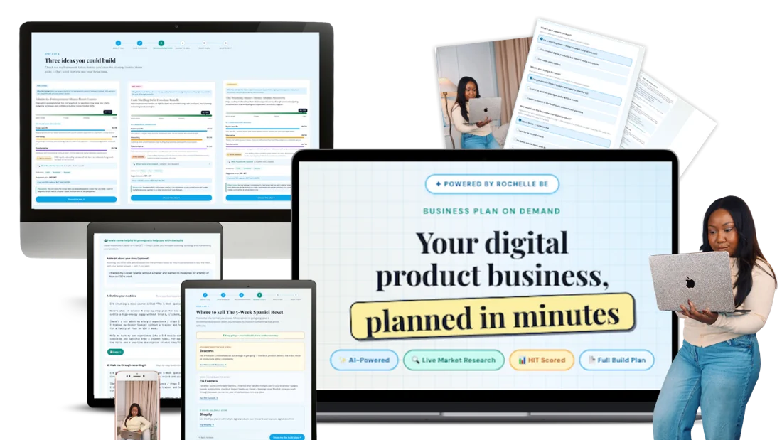 Business Plan on Demand product mockup
