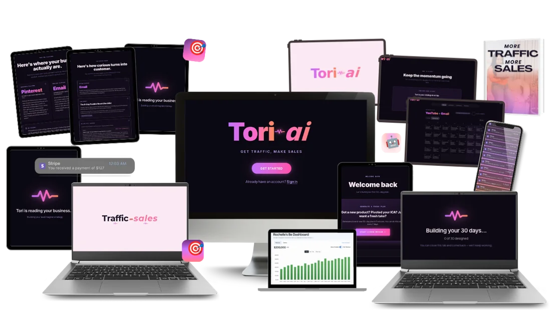 Tori AI product mockup